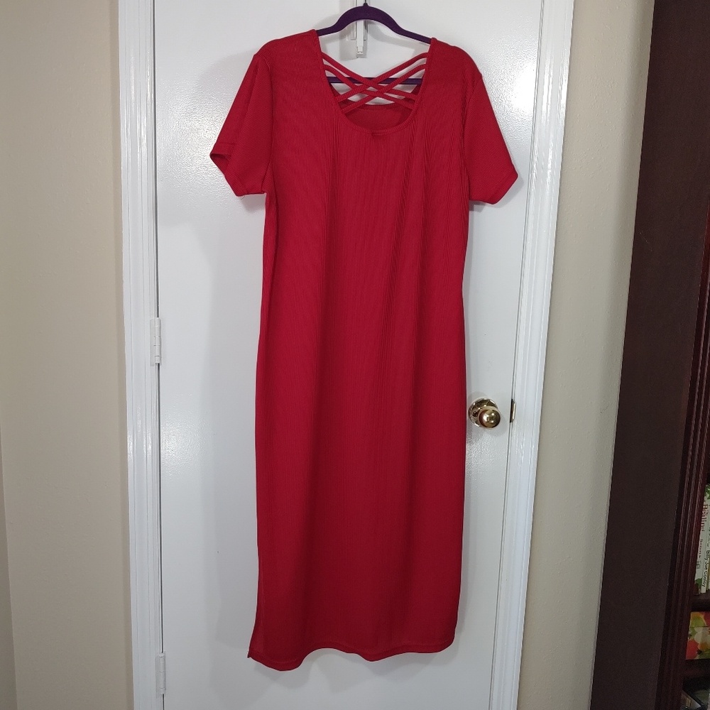 Jassie Red Dress size 2X